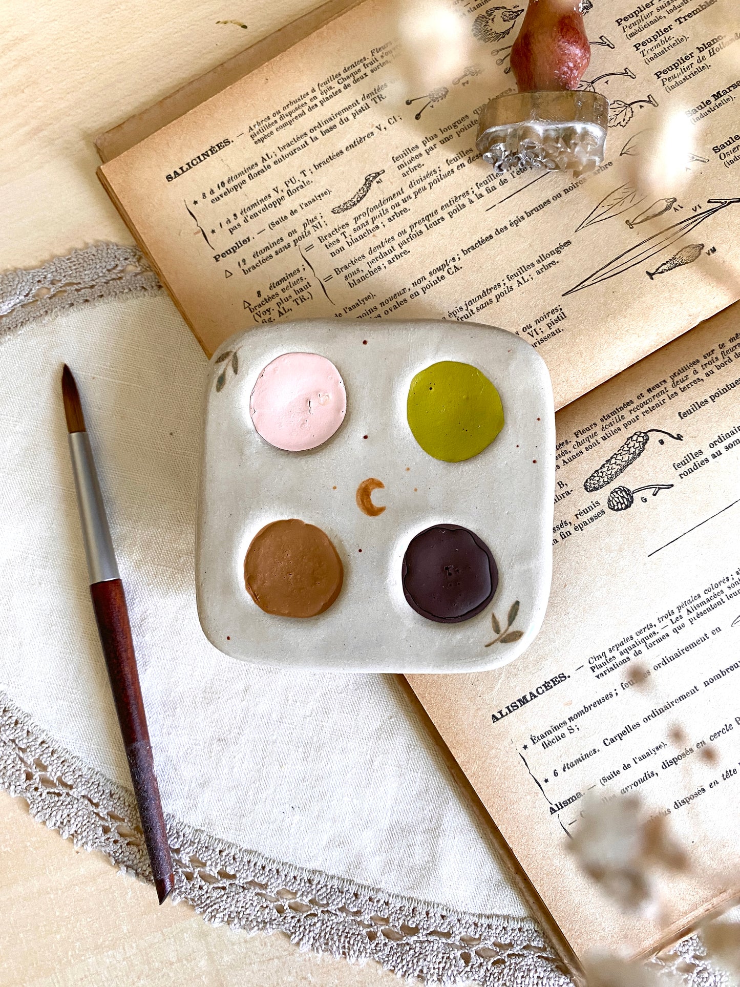 Palette 4 trous "Terre de lune" / Atelier_SASU X Couleur de Freyja X Sweet_Béni🌙