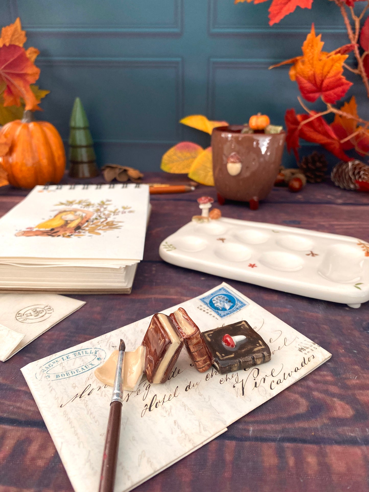 Pré-commande Assortiment d'Automne pour aquarelle, céramique et fait main
