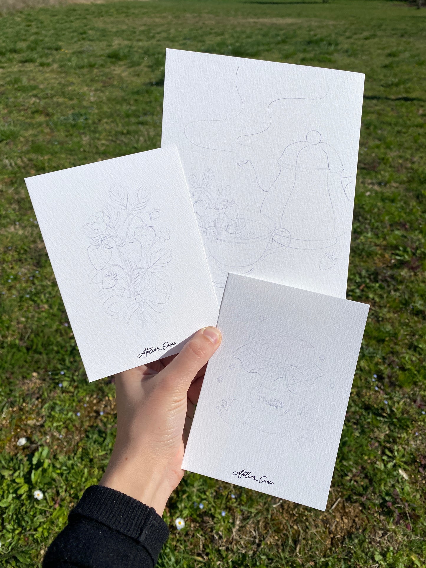 Palette 6 trous collection "Jardin sauvage" / Atelier_SASU X Comptoir-daquarelle X Sweet_Béni