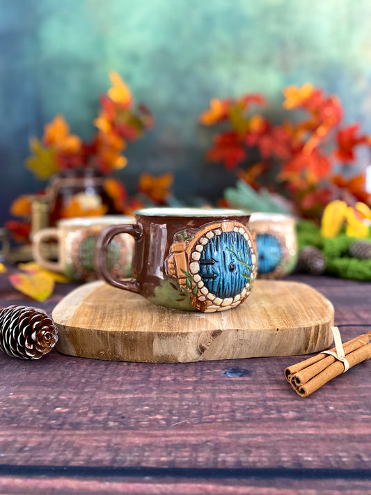 Tasse porte de Hobbit, tasse en céramique, tasse à café, thé