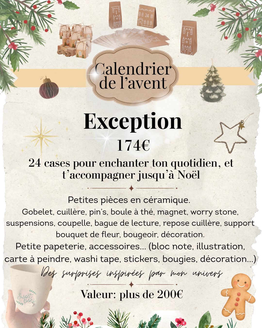 Calendrier de l'avent - ⭐️Pré-commandes⭐️