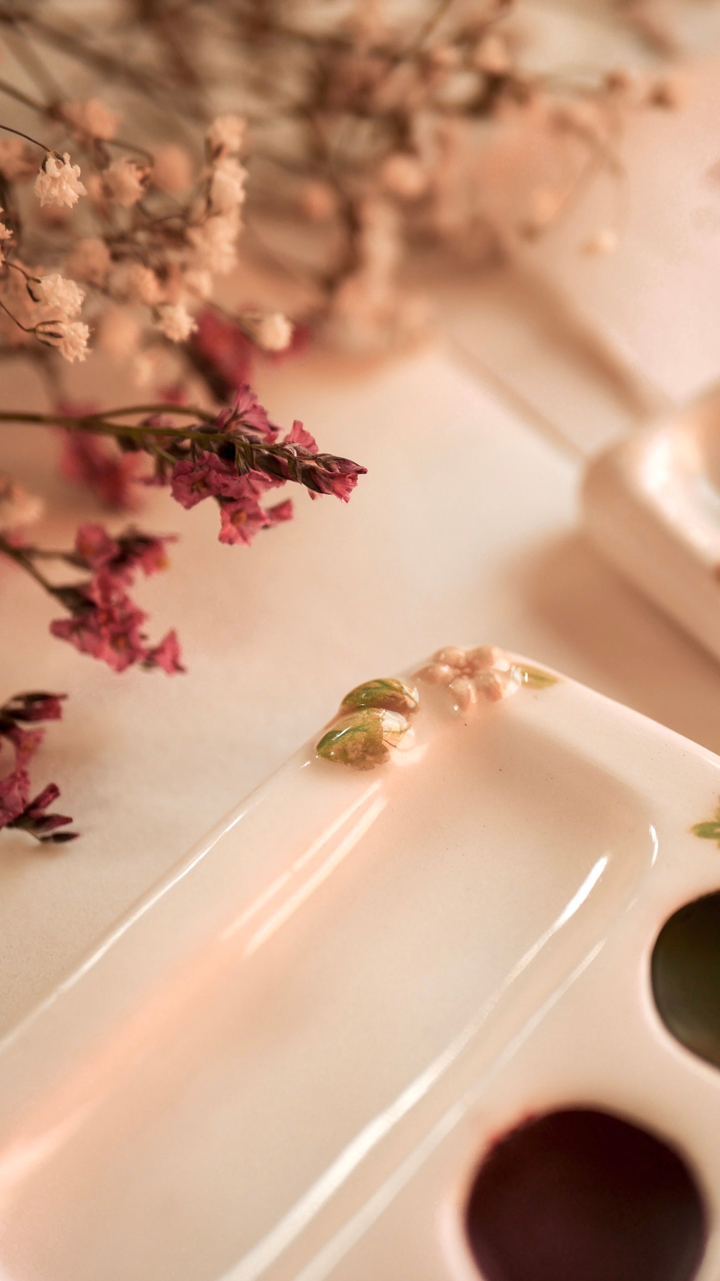 Palette 6 trous collection "Jardin sauvage" / Atelier_SASU X Comptoir-daquarelle X Sweet_Béni