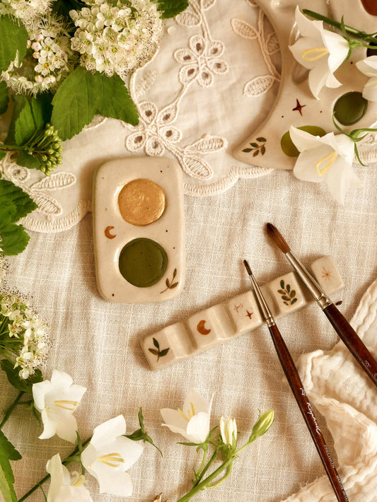 Palette 2 trous "Terre de lune" / Atelier_SASU X Couleur de Freyja X Sweet_Béni