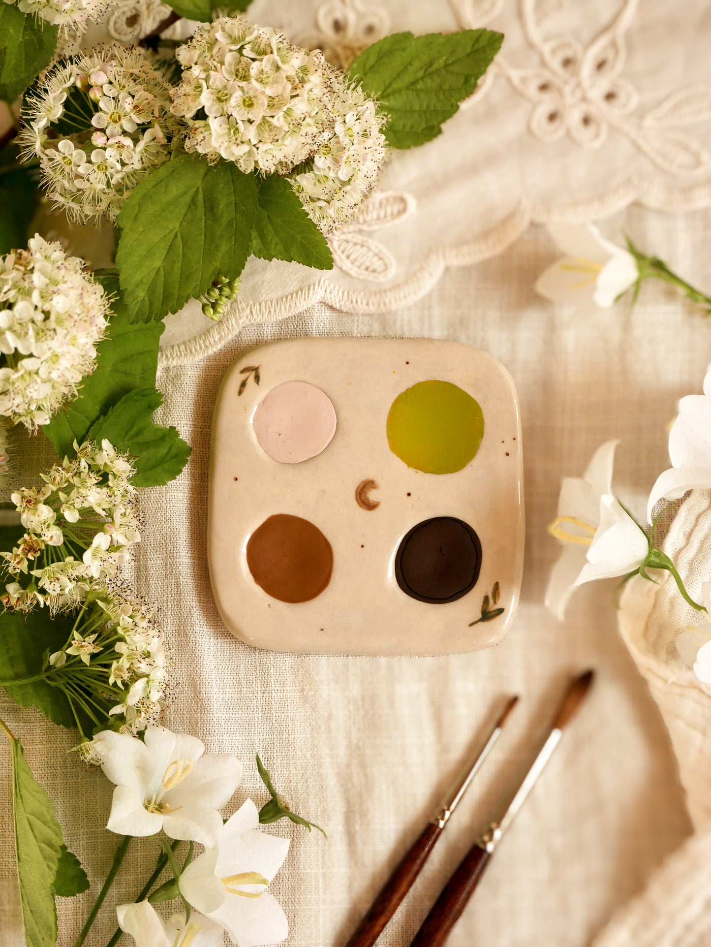 Palette 4 trous "Terre de lune" / Atelier_SASU X Couleur de Freyja X Sweet_Béni🌙
