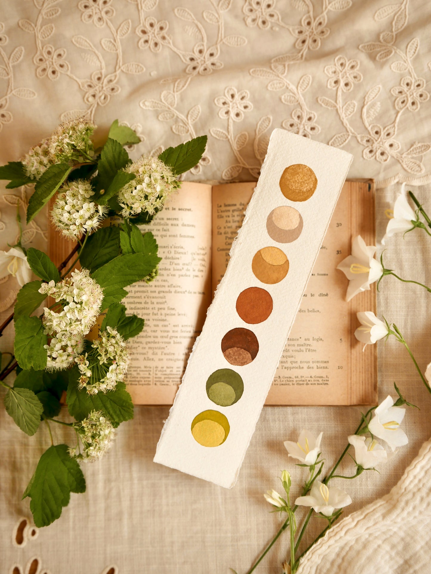 Palette 7 trous "Terre de lune" / Atelier_SASU X Couleur de Freyja X Sweet_Béni 🌙