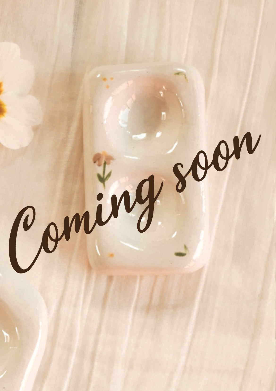 Palette 2 trous collection "Jardin sauvage" / Atelier_SASU X Comptoir-daquarelle X Sweet_Béni