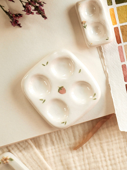 Palette 4 trous collection "Jardin sauvage" / Atelier_SASU X Comptoir-daquarelle X Sweet_Béni