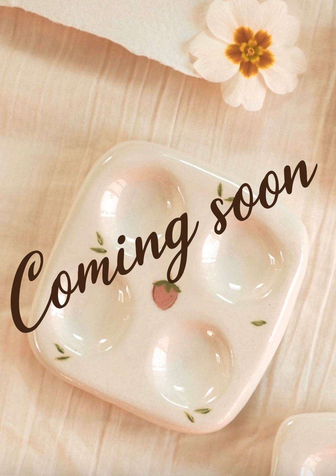 Palette 4 trous collection "Jardin sauvage" / Atelier_SASU X Comptoir-daquarelle X Sweet_Béni