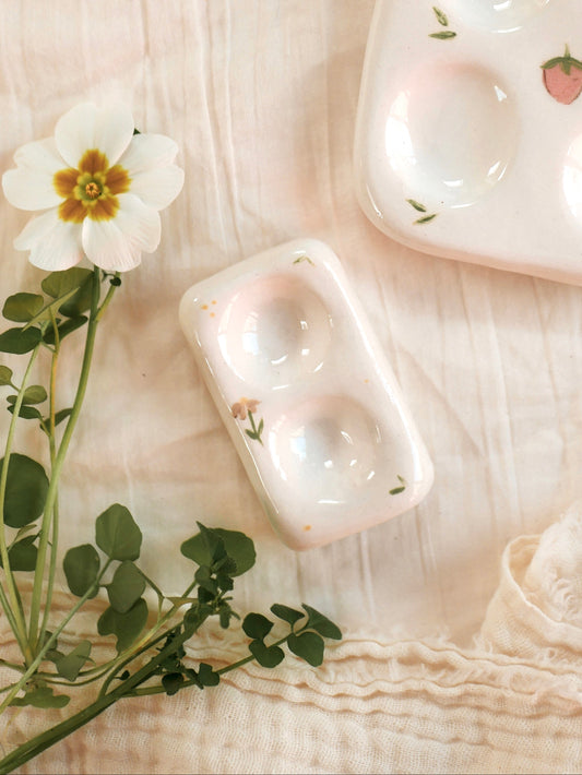 Palette 2 trous collection "Jardin sauvage" / Atelier_SASU X Comptoir-daquarelle X Sweet_Béni
