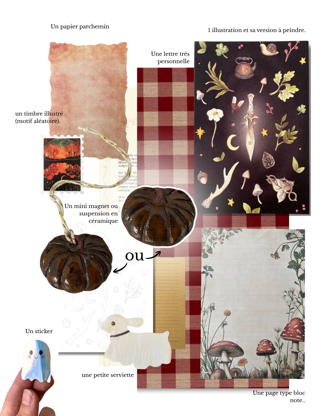 Courrier mensuel, Octobre cosy 🍁🍂 PRE COMMANDE