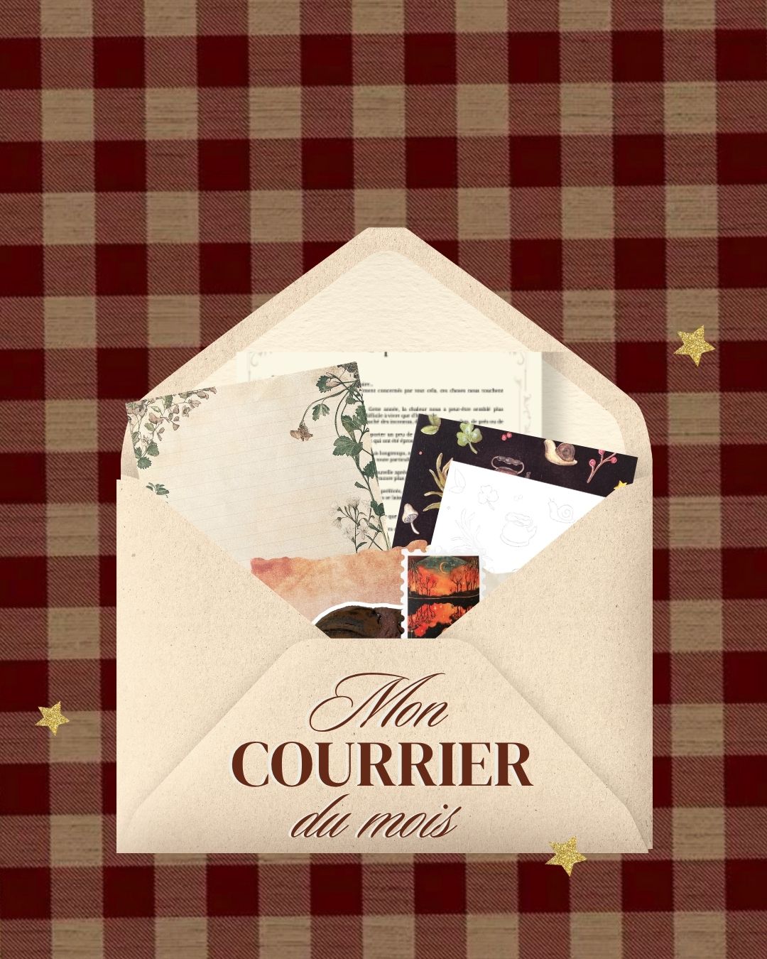 Courrier mensuel, Octobre cosy 🍁🍂 PRE COMMANDE