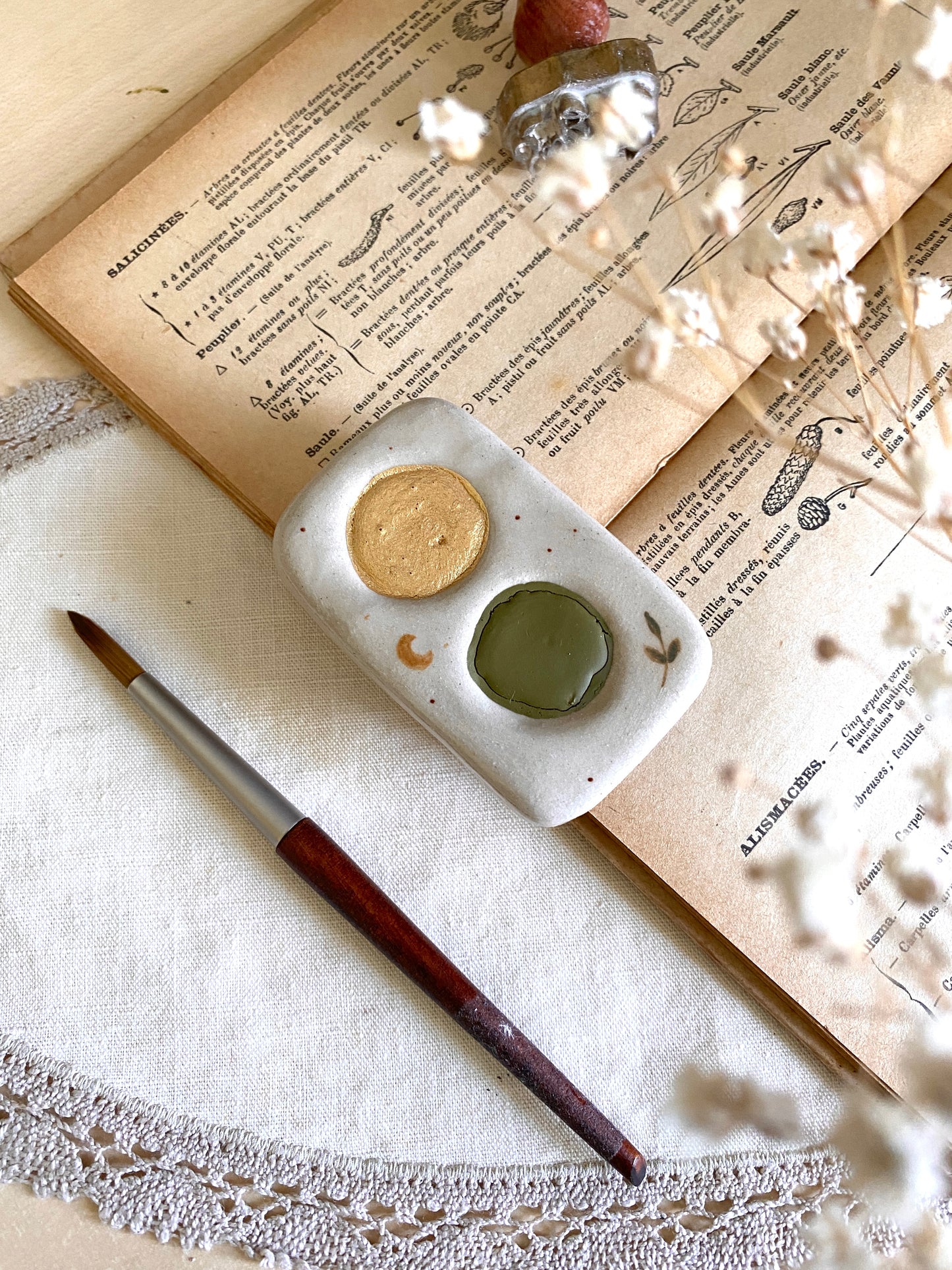 Palette 2 trous "Terre de lune" / Atelier_SASU X Couleur de Freyja X Sweet_Béni