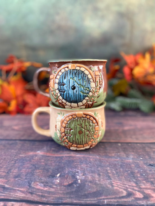 Pré-commande Tasse porte de Hobbit, tasse en céramique, tasse à café, thé