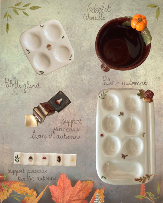Pré-commande Assortiment d'Automne pour aquarelle, céramique et fait main