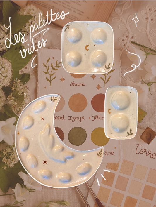 Palettes VIDES "Terre de lune" / Atelier_SASU X Sweet_Béni 🌙