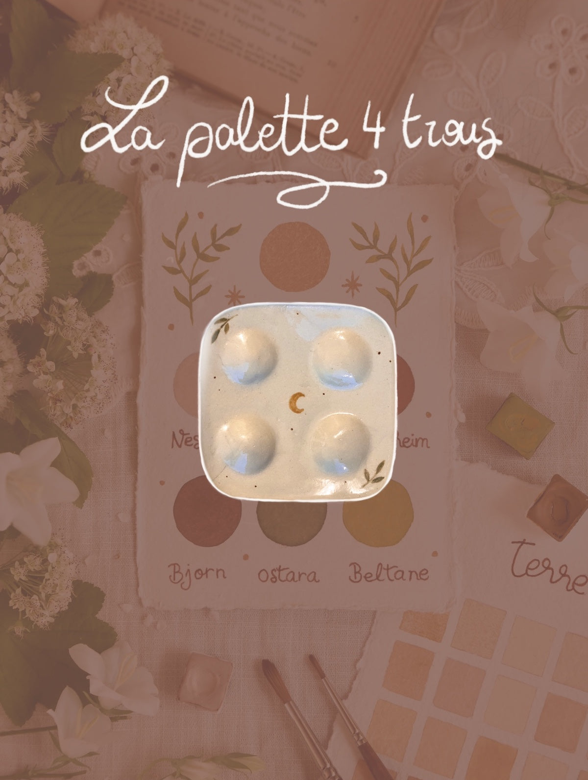 Palettes VIDES "Terre de lune" / Atelier_SASU X Sweet_Béni 🌙