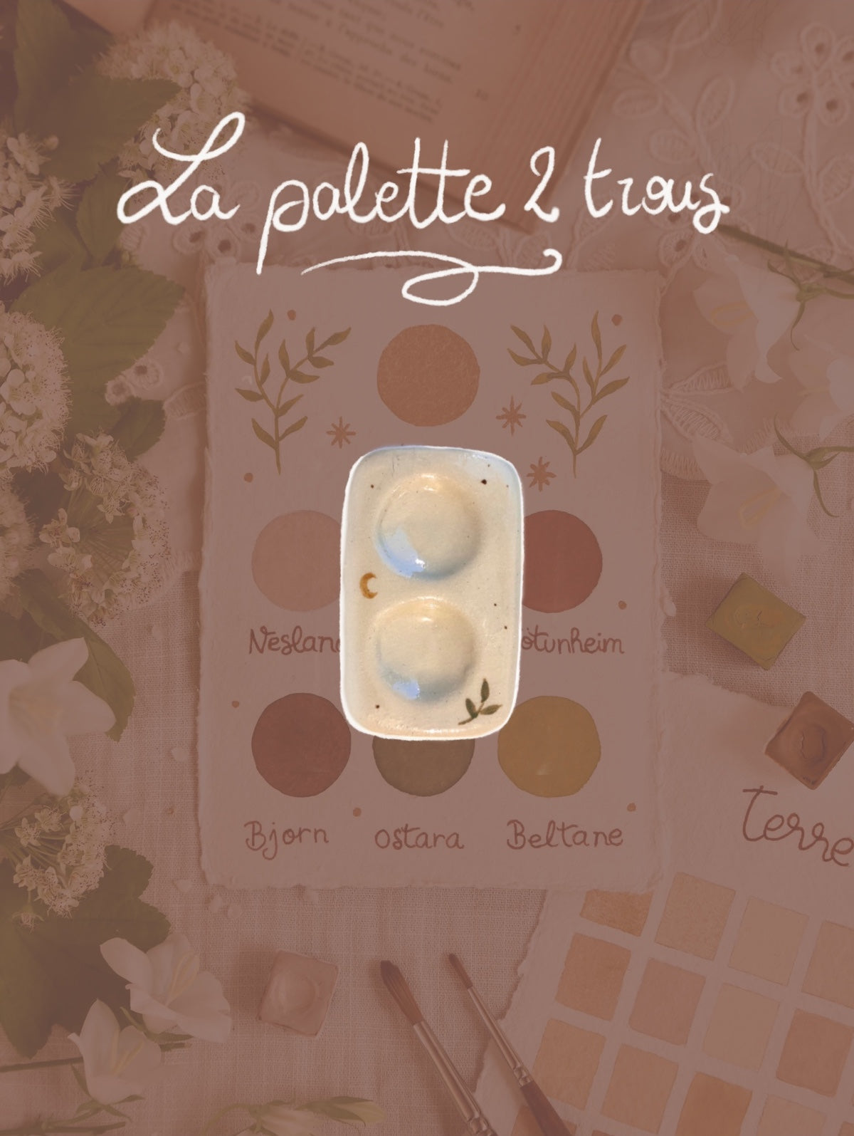 Palettes VIDES "Terre de lune" / Atelier_SASU X Sweet_Béni 🌙