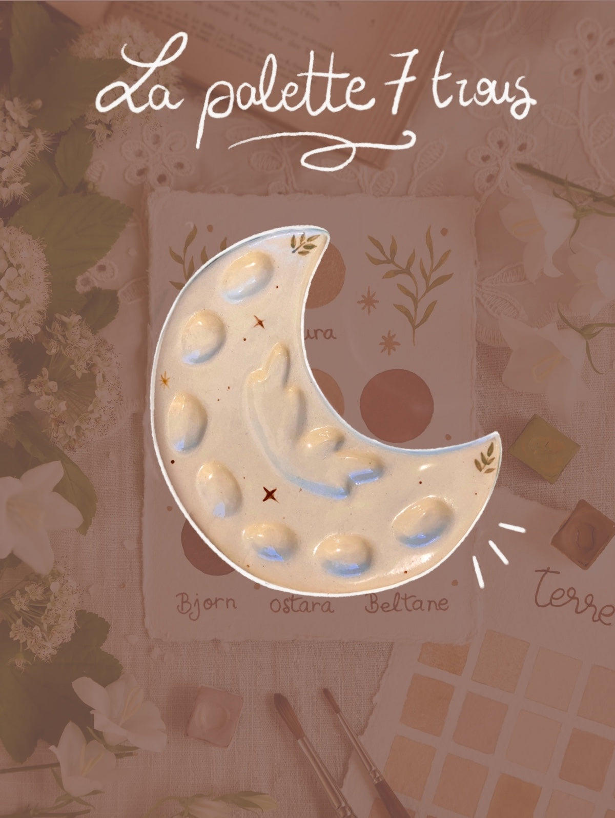 Palettes VIDES "Terre de lune" / Atelier_SASU X Sweet_Béni 🌙