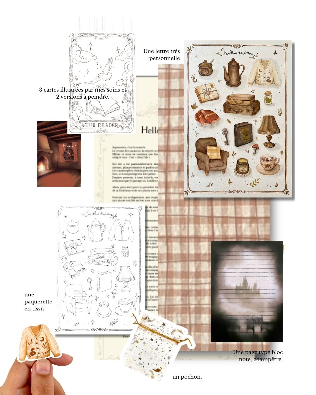 Courrier mensuel, Magie d'automne cosy 🍁🔮🍂🍄 PRE COMMANDE🪄