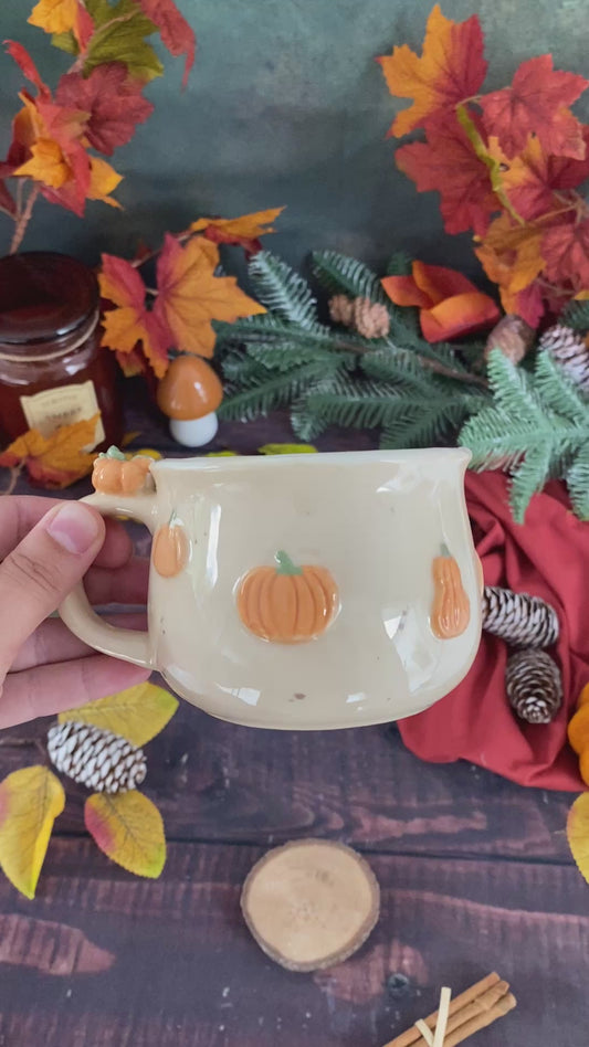 Pré-commande Tasse Citrouilles, tasse en céramique, tasse à café, thé
