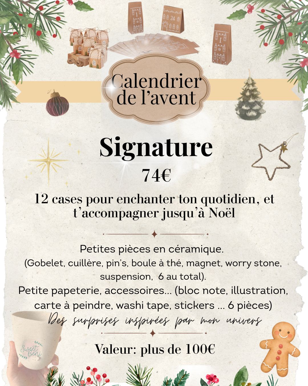 Calendrier de l'avent - ⭐️Pré-commandes⭐️