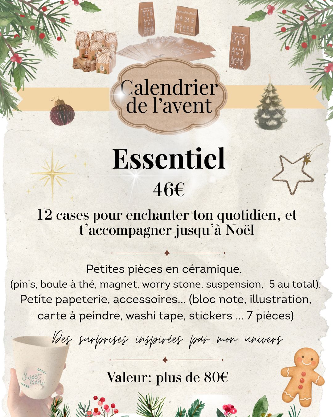 Calendrier de l'avent - ⭐️Pré-commandes⭐️